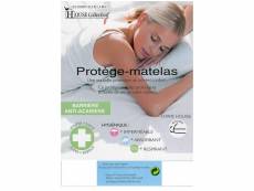 Protège matelas 180x200 imperméable - hygiènique - pour matelas de 13 à 35 cm de hauteur - absorbant et respirant - barrière anti-acariens prot180x200
