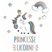 Stickers muraux Princesse Licorne