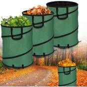 Swanew - Sacs à déchets de jardin Popup avec 3 poignées indéchirables Sac à déchets 170L 3X