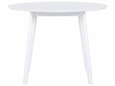Table de salle à manger blanche d 100 cm roxby 244517