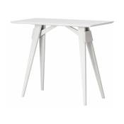 Table en chêne blanc 42 x 90 cm Arco - Design House