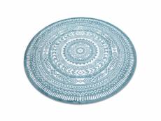 Tapis fun napkin, serviette de table cercle - bleu cercle 100 cm