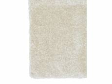 Tapis salon tapis carré 200x200 epaissia deluxe blanc fabriqué en europe idéal pour le salon
