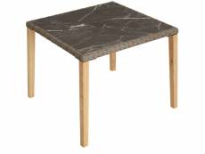 Tectake table en rotin tarent 93,5 x 93,5 x 75 cm -