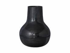 Vase á fleurs en métal METAL 46x36x36 cm coloris noir