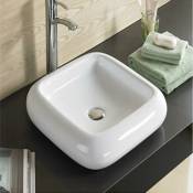 Vasque pour salle de bain Carrée - Céramique - 46x46 cm - Care