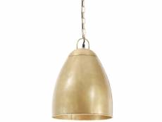 Vidaxl lampe suspendue industrielle 25 w laiton rond 32 cm e27 320560