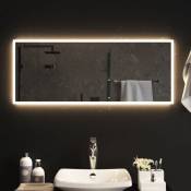 Vidaxl - Miroir de salle de bain à led 100x40 cm