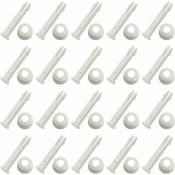 20 Goupilles de Joint de Piscine en Plastique pour Piscine Commune Pins avec Joints pièces de Rechange pour Piscine Frame, Replacement Spare
