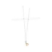 Asmara spot pour câble tendu MR16 60cm blanc (139071)