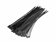 Collier rapide noir lot de 100 colliers 200 x 4,6 mm
