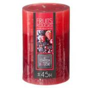 Comptoirdelabougie - Bougie Parfumée Ronde Trio 310g Fruits Rouges