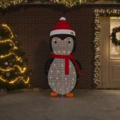 Décoration de Noël pingouin à led Tissu de luxe 180 cm