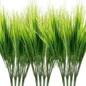 Galozzoit - 12 paquets de plantes artificielles herbe