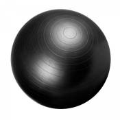 GORILLA SPORTS - Swiss ball - Ballon de gym - Tailles : 55 cm, 65 cm, 75 cm - Couleur : NOIR - Diamètre : 65 CM - NOIR