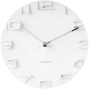 Karlsson - Horloge Edge Blanc Blanc