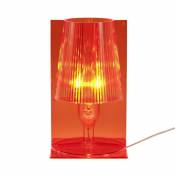 Kartell TAKE - Lampe à poser Orange translucide H30cm