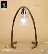 Lampe de Table Alaska 1 Ampoule G9, laiton antique