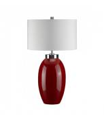 Lampe de table Victor rouge 58 Cm