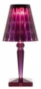 Lampe sans fil Big Battery LED / H 37 cm - Recharge USB - Kartell violet en plastique