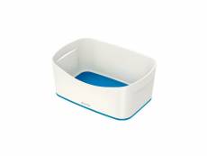 Leitz mybox - bac de rangement - blanc et bleu