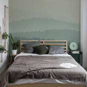 Papier peint panoramique low mountains vert 340x250cm
