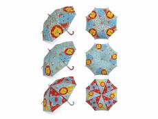 Parapluie en polyester de mattel-fisher-price, 8 panneaux, diamètre 64cm, ouverture manuelle