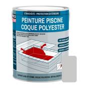 Peinture piscine coque polyester, béton, peinture piscine polyuréthane étanche et souple, haut de gamme PROCOM