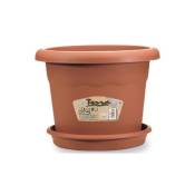 Plastiken - Pot a fleurs - o 60 cm rond - Terracotta