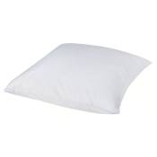 Protège oreiller anti-acariens Microstop molleton imperméable 65x65 - Blanc