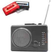 Radio Cassette Recording - Radio Rétro / Moderne - Cassette à MP3, Port usb, Radio fm/am, Enregistrement - Fishtec
