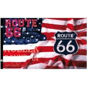 Route 66 - Drapeau
