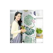 Sticker réfrigérateur et lave vaisselle, fleurs colorés nature, 180 cm x 59,5 cm - Multicouleur