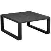 Table basse de jardin Tonio graphite - Aluminium -