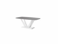 Table basse design 125 cm x 68 cm x 50 cm - gris 3930