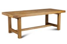 Table de ferme bois chêne massif L220