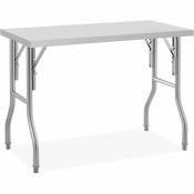 Table de travail inox Table pliable 60 x 120 cm 100