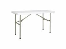 Table rectangulaire pliante bolero 1220mm