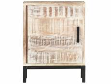 Vidaxl table de chevet 40 x 30 x 50 cm bois d'acacia massif 287330