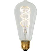 Ampoule filament - 1xE27 - Transparent Lucide ST64