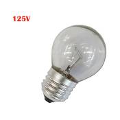 Ampoule Incandescente Sphérique Transparente 60w E27 125v (USAGE Industriel Uniquement)