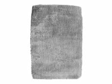Best of - tapis poils longs toucher laineux gris clair 120x170