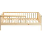 Cadre de lit pour enfant en bois massif 70x140cm -