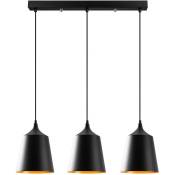 Cotecosy - Suspension 3 lampes troncs de cône alignés