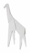 Figurine My Zoo Girafe / Small - L 31 x H 55 cm - Magis blanc en papier