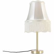 Granny - Lampe de table avec abat-jour Classique/Antique - 1 lumière - ø 30 cm - Crème - Classique/Antique - Éclairage intérieur - Salon i Chambre i