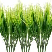 Groofoo - 12 paquets de plantes artificielles herbe