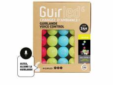 Guirlande boule lumineuse 24 led voice control - cocktail