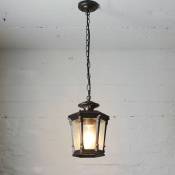 Lampe d'extérieur Lampe à suspendre en bronze antique