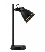 Lampe de table ajustable Frati 1 Ampoule Noir mat 70,5 Cm